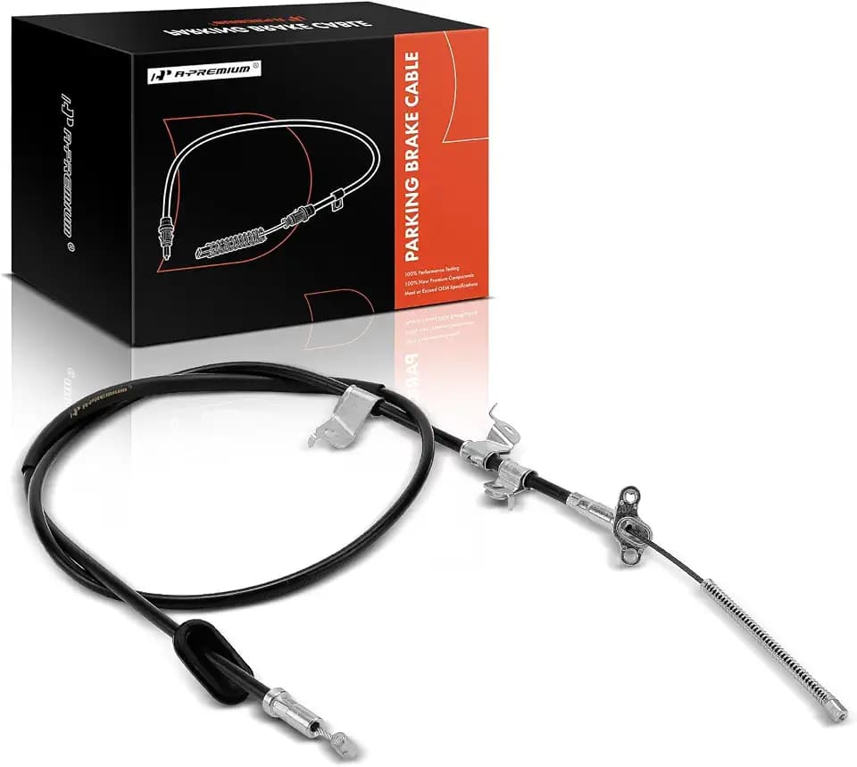 A-Premium Rear Driver Parking Brake Cable Assembly