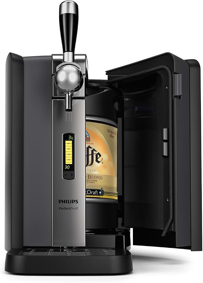 Philips PerfectDraft Bierzapfanlage für zu Hause, Silber, Bier für bis zu 30 Tage,