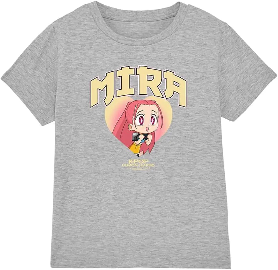 KPop Demon Hunters Unisex Kinder Huntrix Mira Collegic Kids T-Shirt