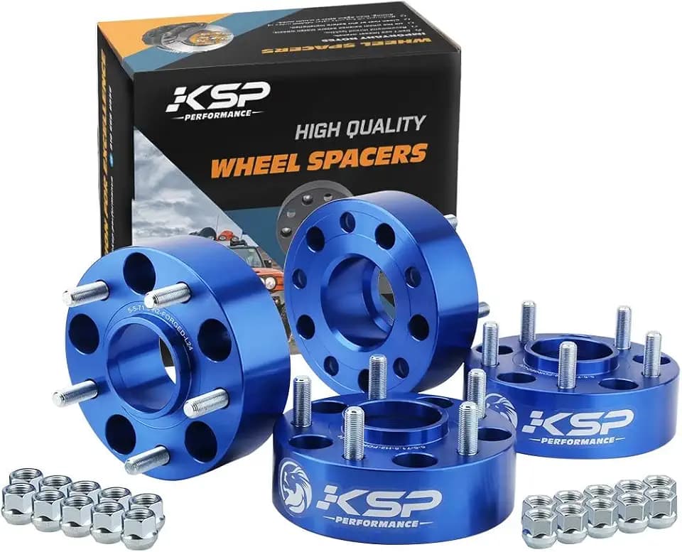 KSP 2in 5X5 Wheel Spacers for Jeep Wrangler JK 2007-2018, 1/2"-20 Studs