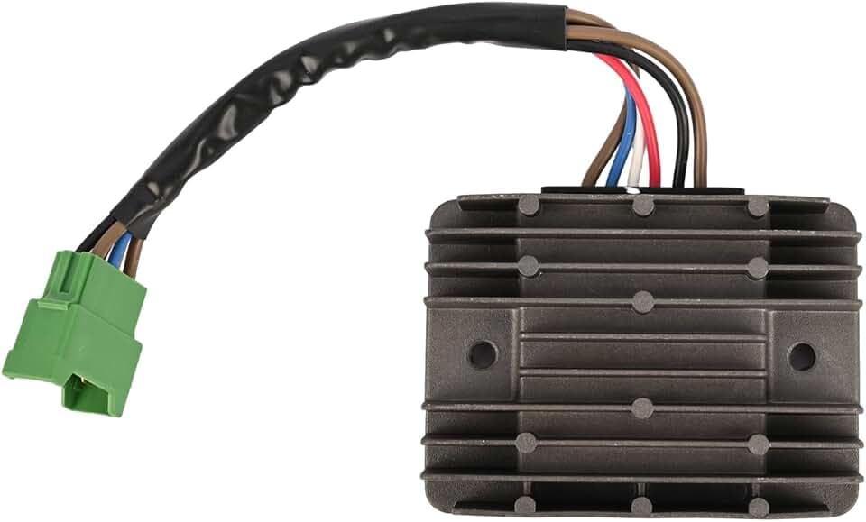 20A Voltage Regulator Rectifier 31750-Z2E-803 31620-ZG5-033 6 Wires 6 Pins Compatible with Honda GX270 GX440 GX630 GX660 GX690 GXV630 GXV660 GXV690 GX620 GX670 GX270UT2 GX440IU GX630R Engine