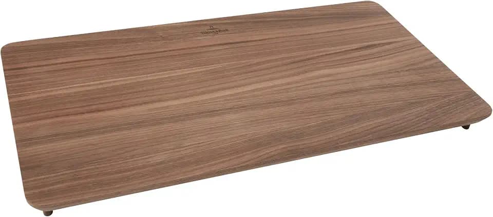 Villeroy & Boch Universal Schneidebrett, zum Auflegen, eckig – Nussbaum