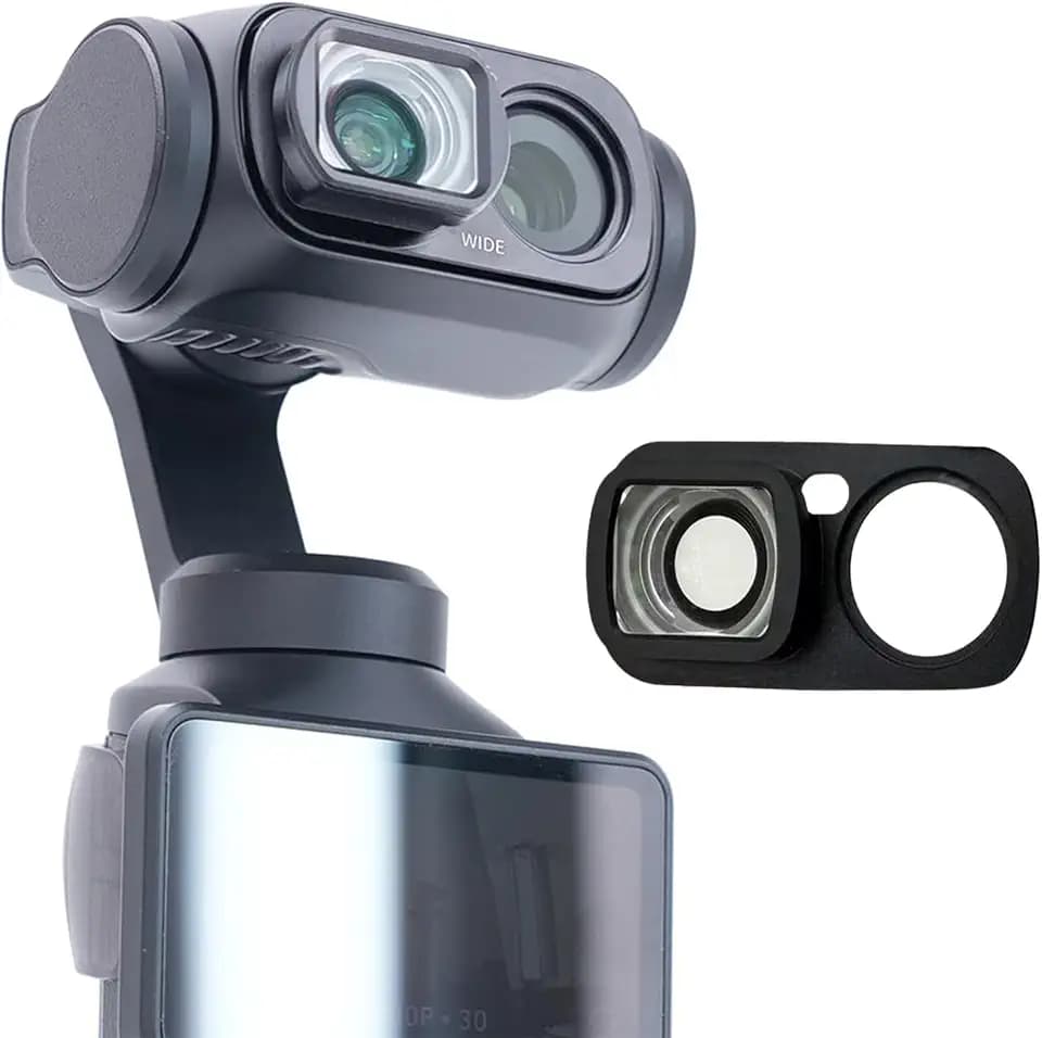 Coyktonty Wide Angle Lens Compatible with Insta360 Luna Ultra, Magnetic Attachment,Multi-Coated,Optical Glass(114° Wide-Angle Field of View)
