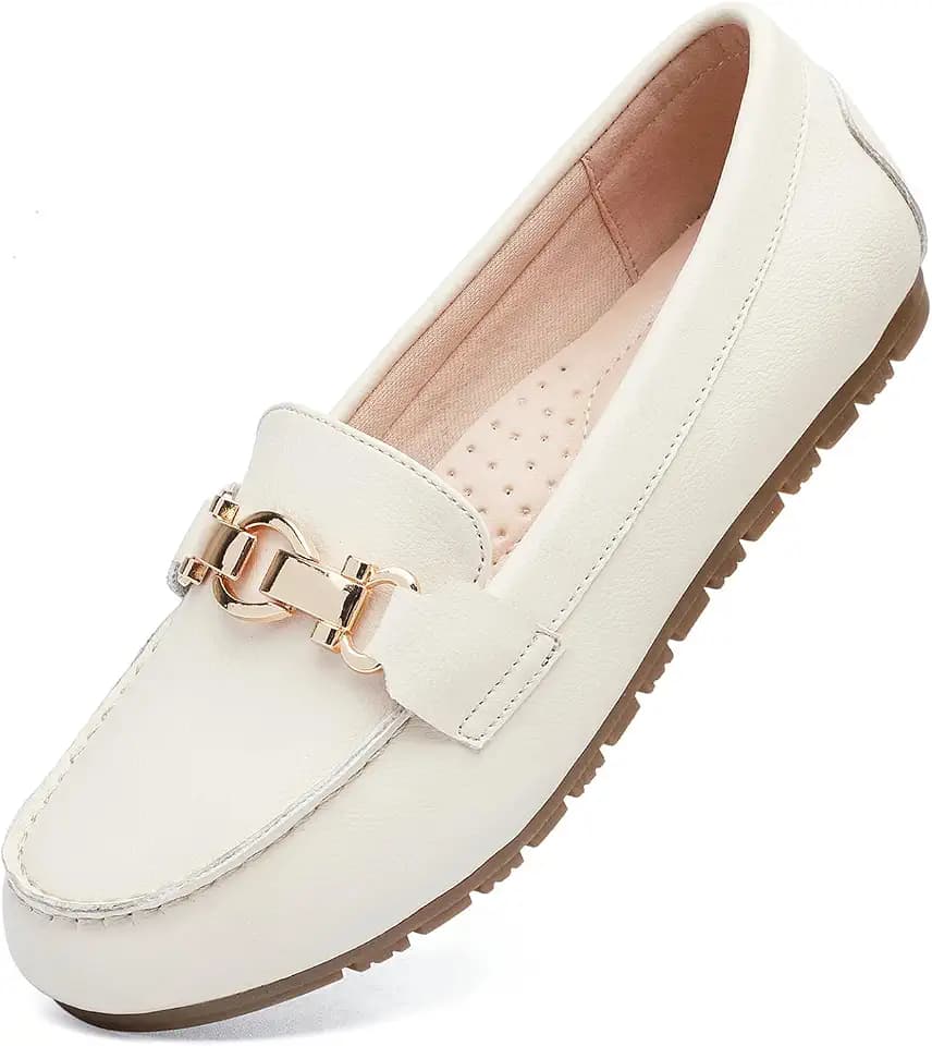 Cvistpieo Loafers for Women Business Casual Shoes Comfortable & Lightweight Penny Loafers Slip On Work Flats