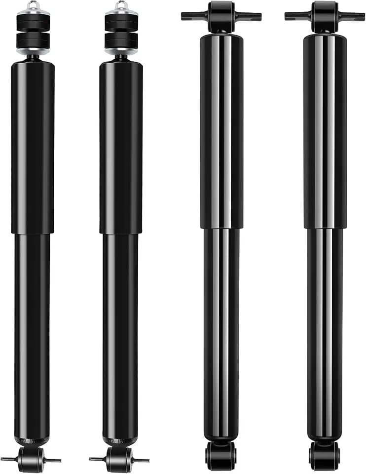 SCITOO 4pcs Front Rear Shock Absorbers Replace for Jeep TJ