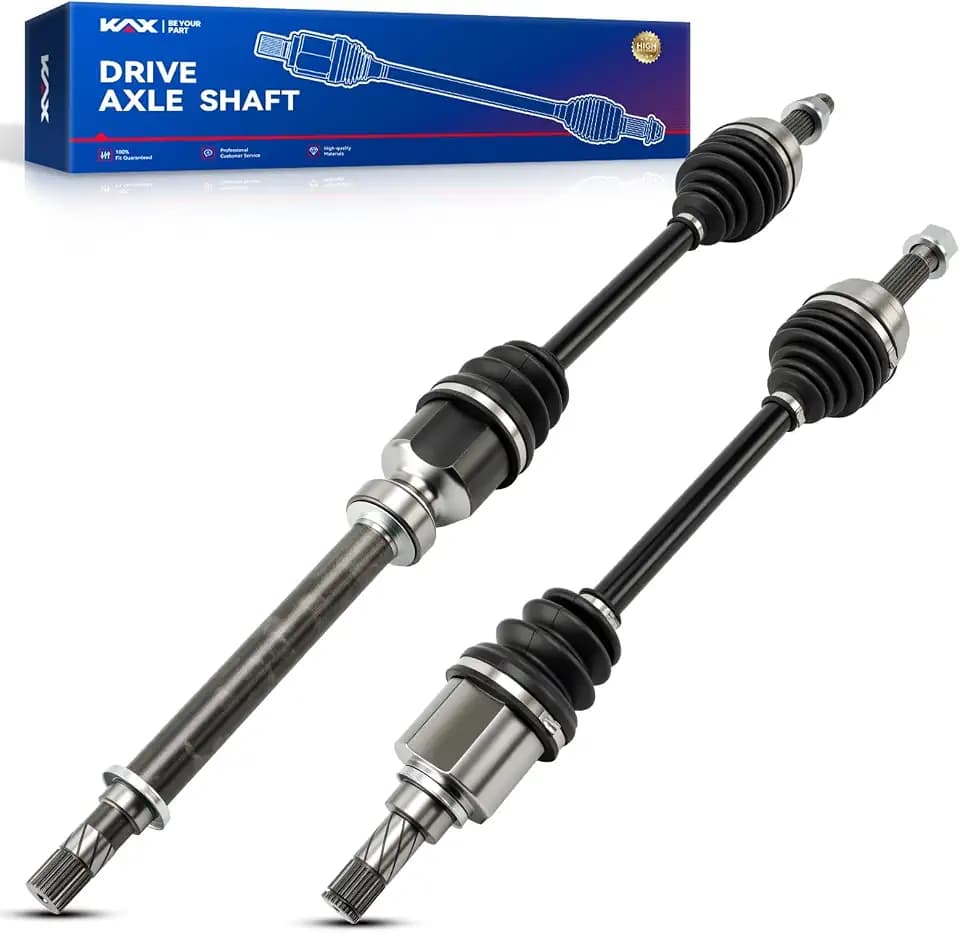KAX 66-6254 66-6255 Front Axle Shaft Assembly Fits 2007 2008 2009 2010 2011 2012 Nissan Versa 1.8L Manual, 2 PCS CV Axle