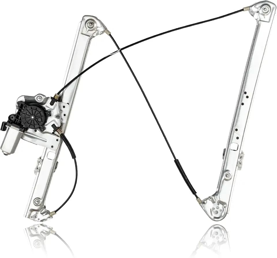 Front Passenger Side Power Window Regulator with Motor Assembly Compatible for BMW E53 X5 2000-2006 Right Replace 741-489 5133825491