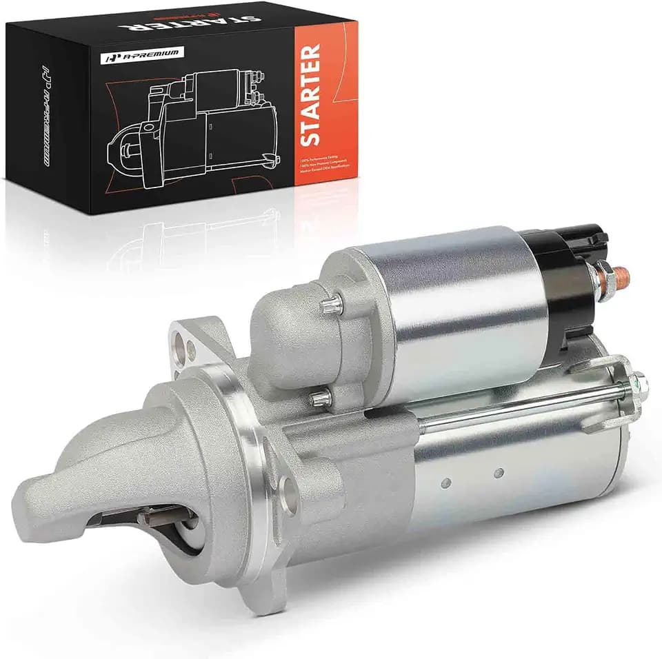 A-Premium Starter Motor, 12V 1.4KW 9 Teeth Clockwise