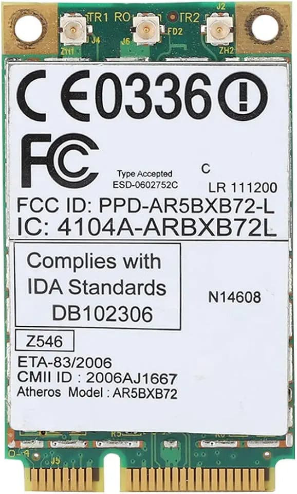 PCI-E-Netzwerkkarte, AR5BXB72 300M -PCI-E-Dualband-Wireless-Netzwerkkarte für Lenovo/IBM T60/T61 42T0825 Ar5008 Dual-Band-PCI-Express-Netzwerkkarte