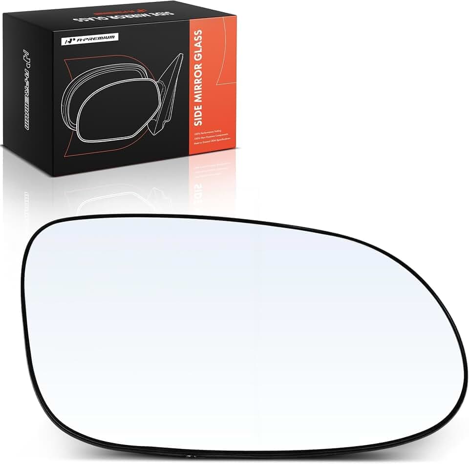A-Premium Right Passenger Side Heated Power Mirror Glass