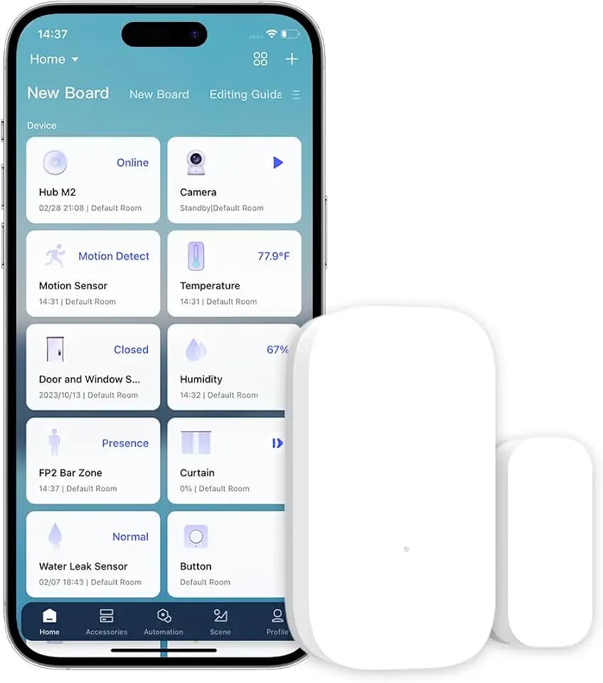 Aqara Zigbee Door and Window Sensor 1 Pack, Wireless Mini Contact Sensor