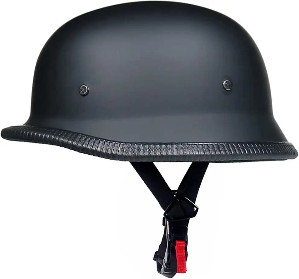 German Pilot Helmet,Motorcycle Helmet,Personality Vintage DOT Approved, Half Helmet Motorcycle Cruiser Scooter Cool Helmet