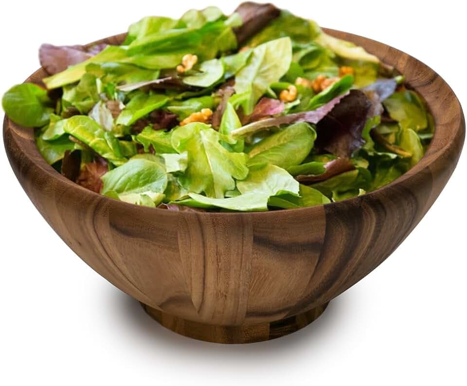 Ironwood Gourmet Salinas Extra Large Fruit and Salad Bowl, Acacia Wood