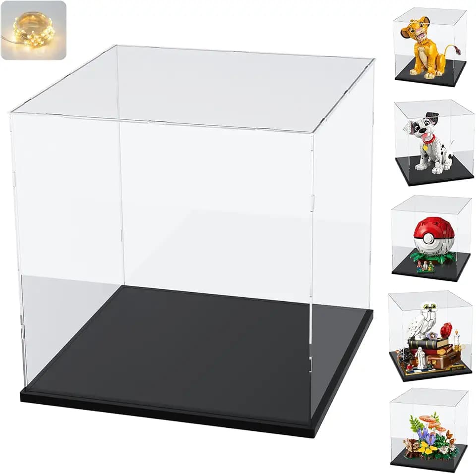 Acryl Vitrine Schaukasten 3mm für LEGO 76466 Stein Weisen 43269 Welpe 101