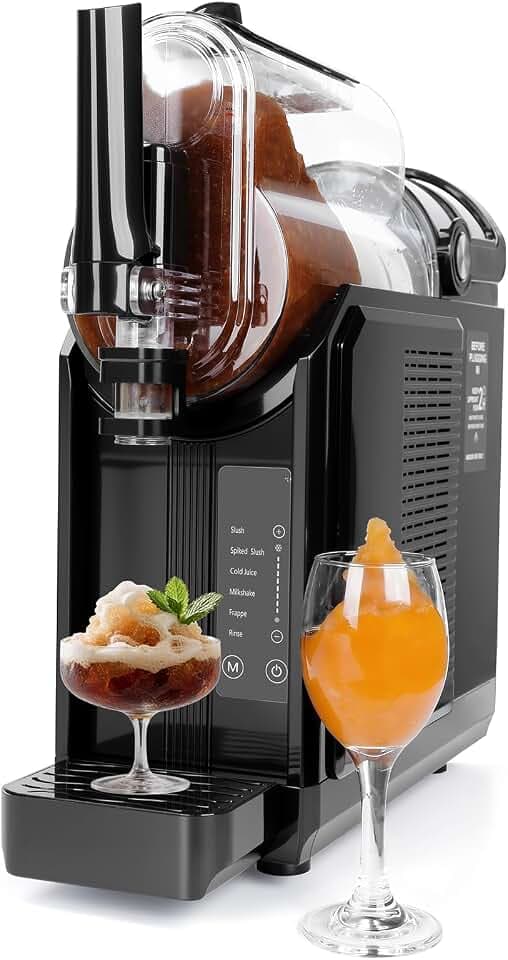 Slush Maschine für Zuhause 3,0L, 5-in-1 Eismaschine für Slushies, Cocktails, Milchshakes, Frappé & Frozen Drinks | 15-40 Min. Herstellzeit | Manuelle Temperaturkontrolle | Auto-Clean