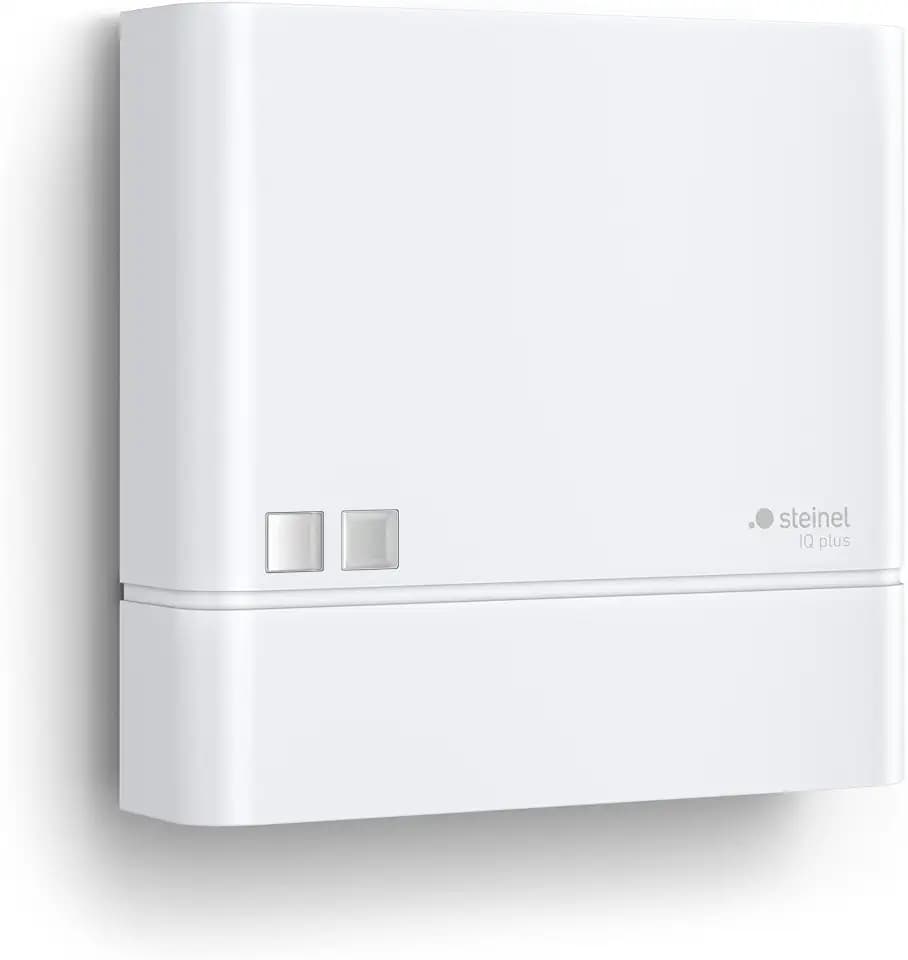 Steinel Dämmerungssensor NightmatIQ Plus Connect, smarter Dämmerungsschalter, 1000 W, Zeitschaltuhr, per App bedienbar, Weiß