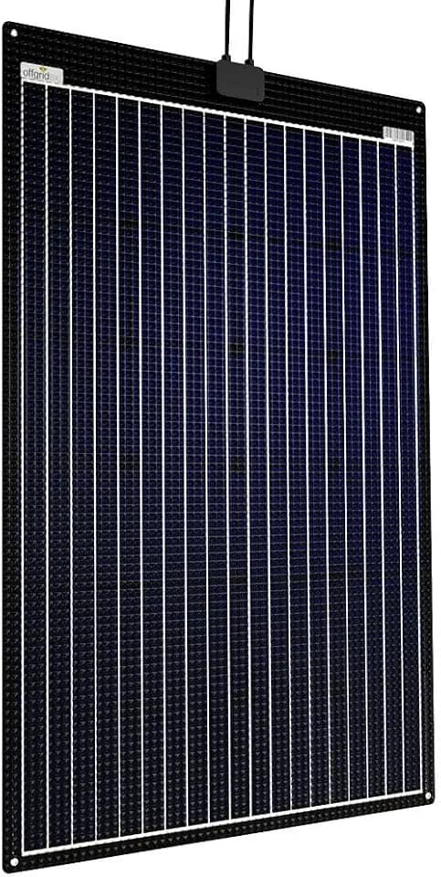 Offgridtec ETFE-AL 160W semi-flexibles 18V Solarpanel mit integrierter Aluminiumplatte V2