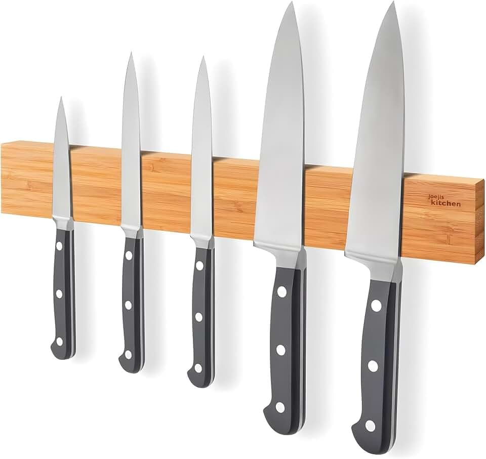 Magnetleiste Messer Bambus 40cm – Joeji's Kitchen Messerhalter Wand