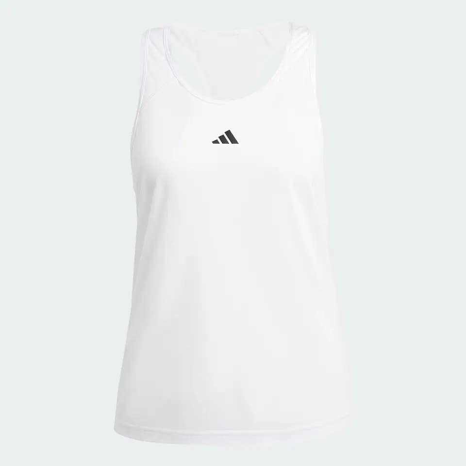adidas Damen Workout Essentials Minimal Branding Racerback Tank Top Tanktop (1er Pack)