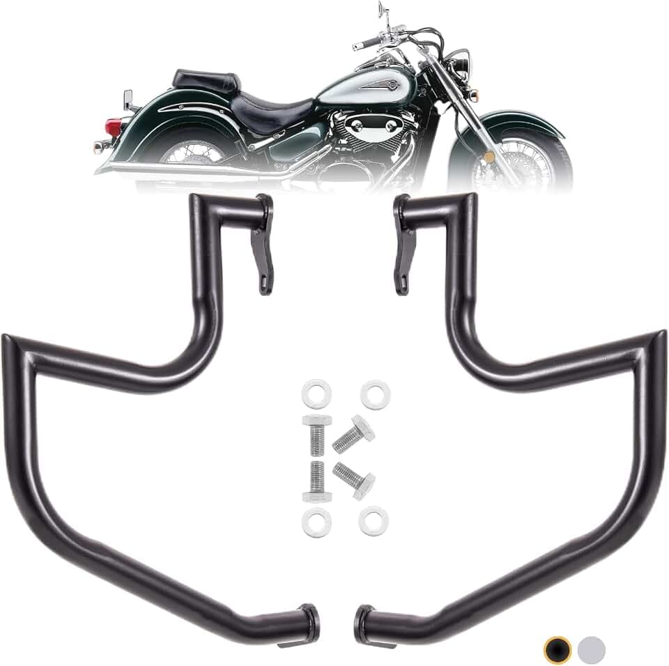 Kinglemc Crash Bar Engine Guard Highway Freeway Bar for Suzuki VL800 Intruder Volusia 800 C50 M50 Boulevard 2005-2022 (Black)