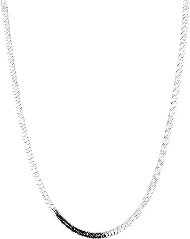 LIEBESKIND BERLIN Damen Sleekchain Halskette – Edelstahl Kette in verschiedenen Farben und Längen, größenverstellbar – zeitlos, modern und vielseitig kombinierbares Schmuckstück