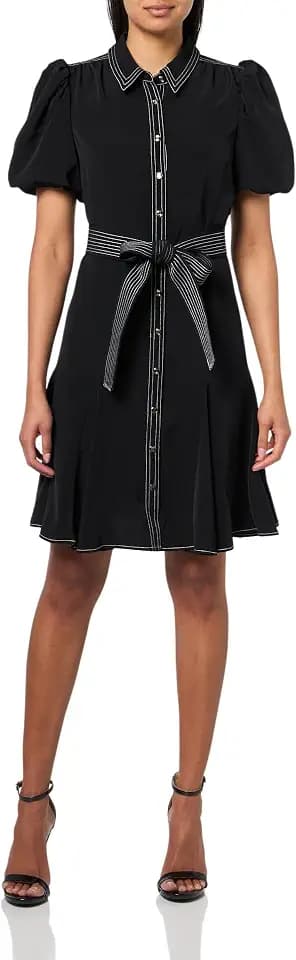 Karl Lagerfeld Women's Comfortable Office Fashion Flirty Dress