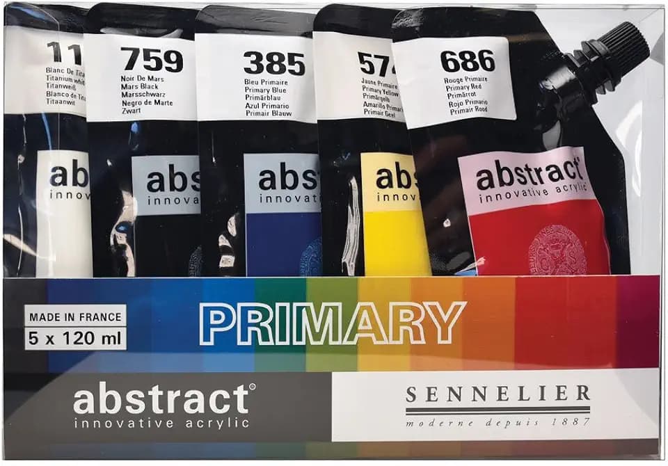 Sennelier Abstraktes Lackset 5P Grundfarben 120ml (5 Stück)