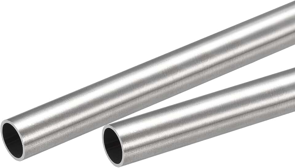 uxcell 2Pcs 304 Stainless Steel Tube, OD 13mm x 0.5mm Wall Thick 400mm Length Capillary Metal Tubing for Industry Machinery
