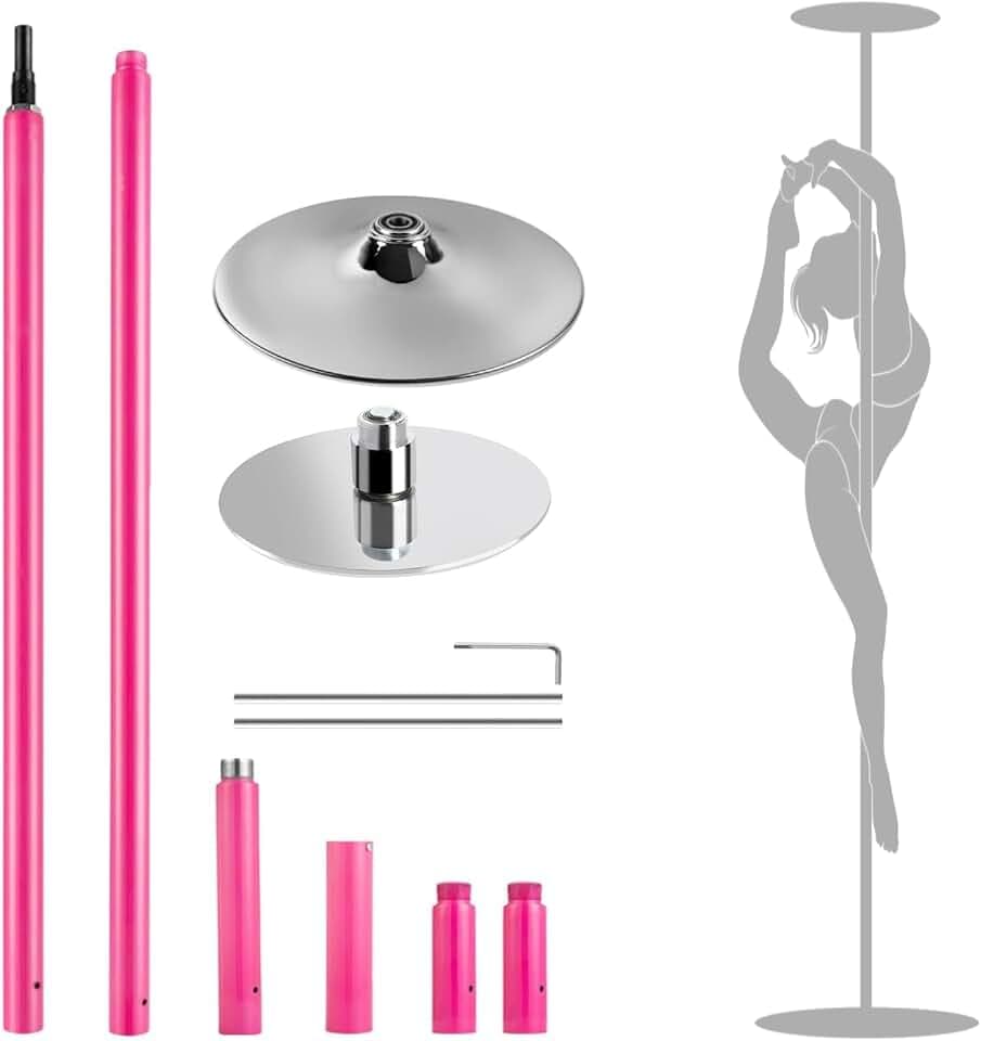 FFitness Unisex – Erwachsene Polep Pole Dance Stange, Rosa, Einheitsgröße