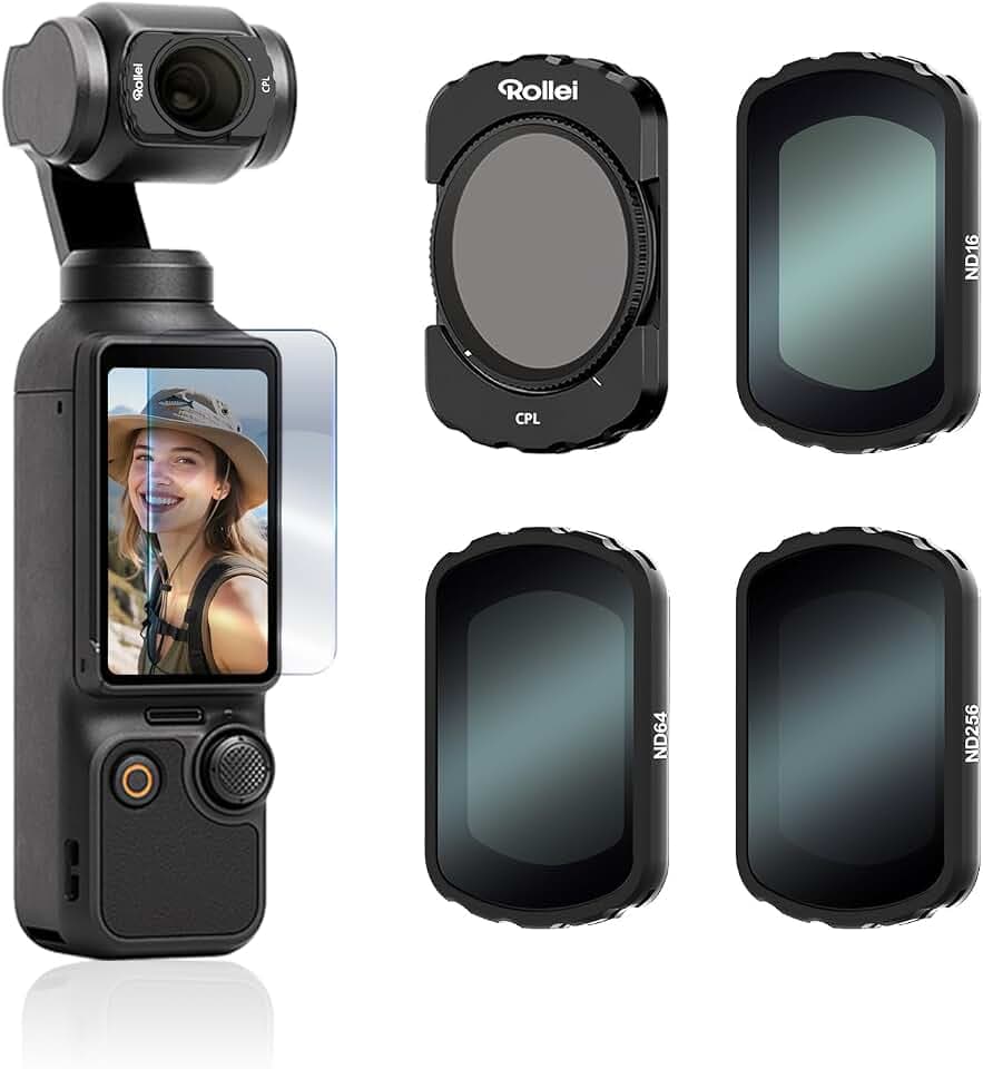 Rollei Magnetisches ND Filter Set Kompatibel mit DJI Osmo Pocket 3/4