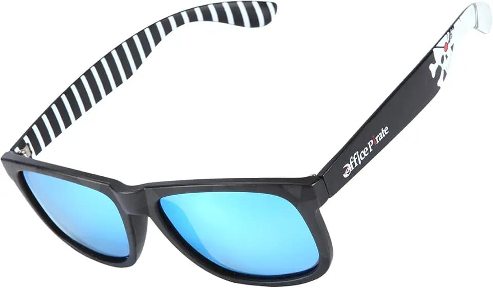 Sleep ZM Polarized Sunglasses - Office Pirate, 5 Mirrored Lens Colors