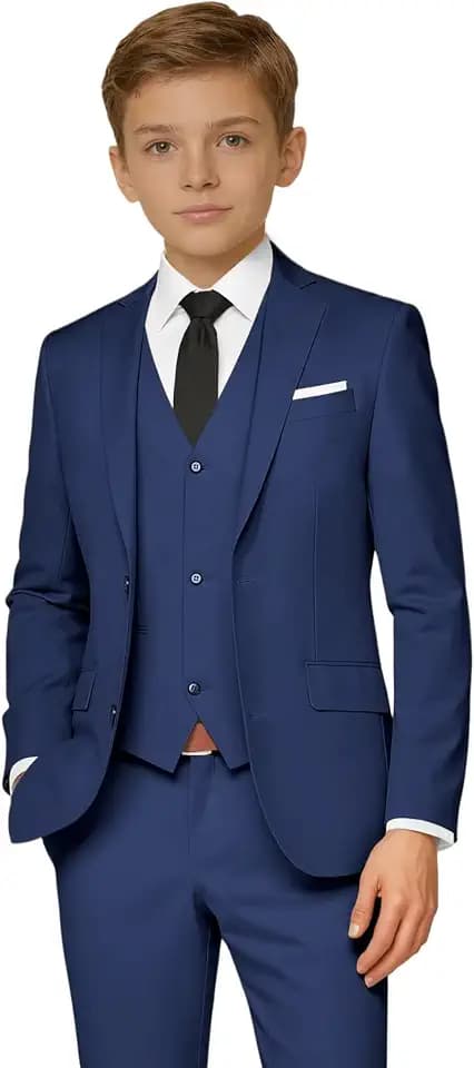 Boys Suit Kids Dress Clothes Wedding Ring Bearer Outfit Formal Wear 5-16Y