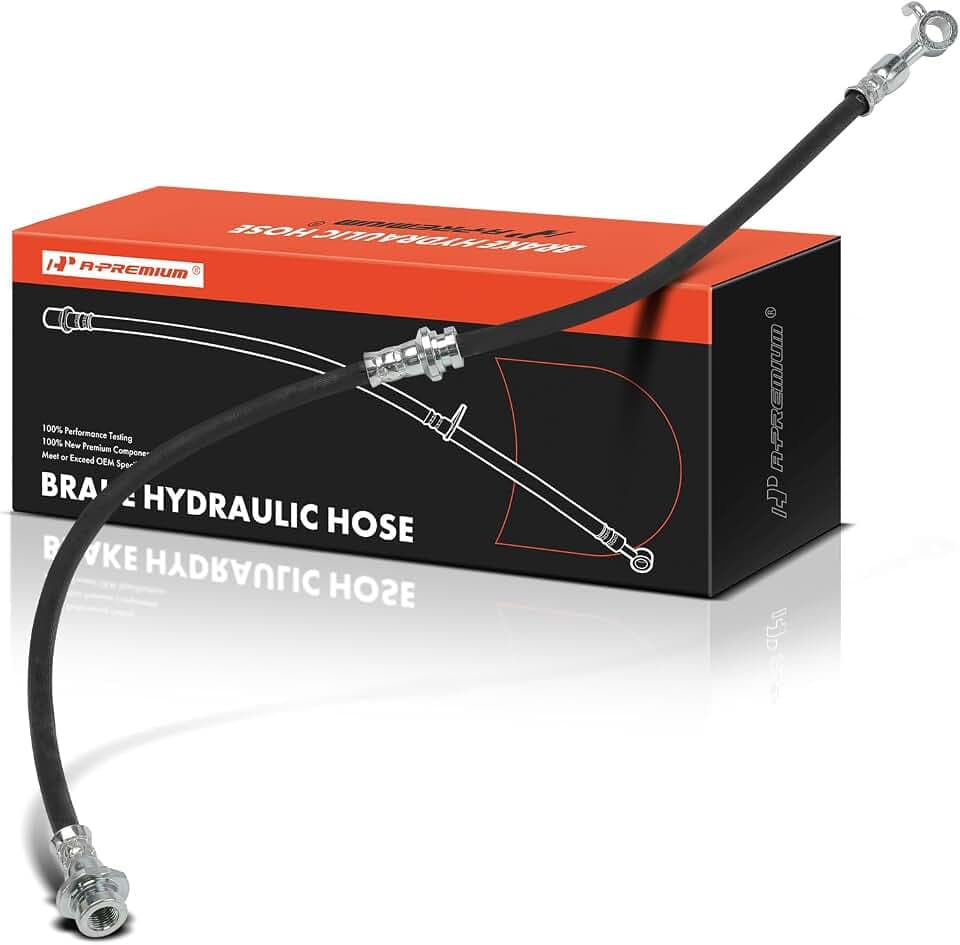 A-Premium Front Driver Brake Hydraulic Hose Compatible with Nissan