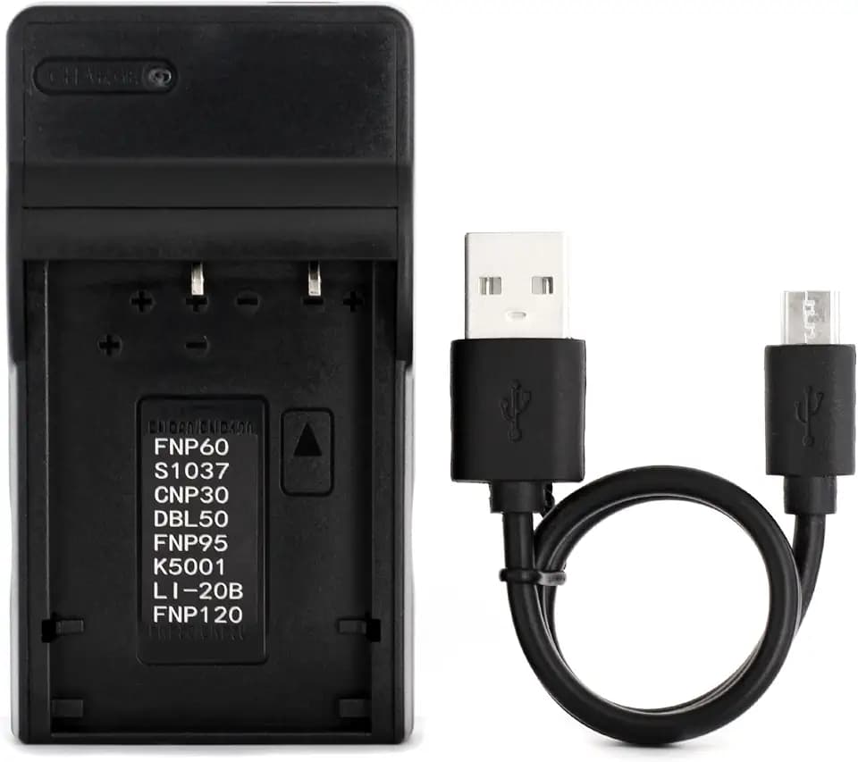 Norifon DB-L50 USB Charger for Sanyo Xacti DMX-FH11, DMX-HD1000