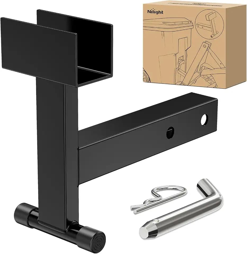Nilight 2 Inch Trash Can Hauler Grabber Hitch Receiver Trash