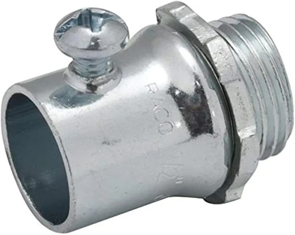 Hubbell-Raco 2008 Hubbell-Raco Connector, Set-Screw, 2-Inch Trade Size, Emt, Steel, Uninsulated, (Pack of 20)