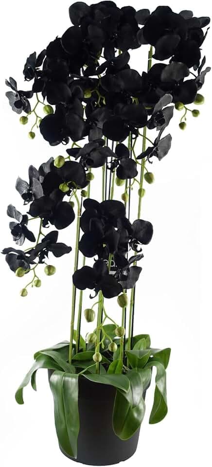 Leaf Design UK Realistische künstliche Orchidee im Topf