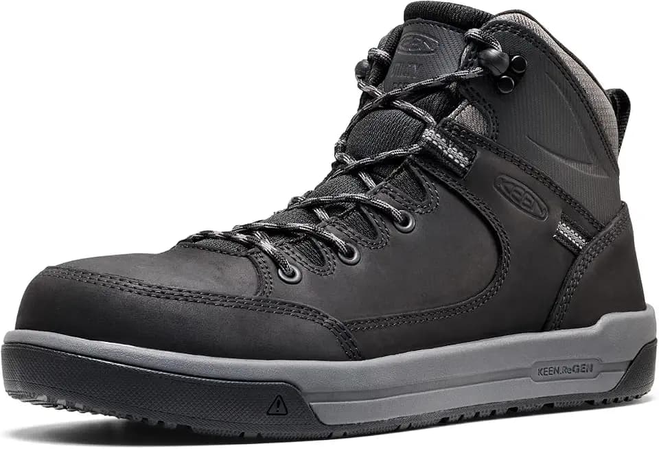 KEEN Utility Men's Gibson Hiker ESD Mid Composite Toe Non Slip Work Boots