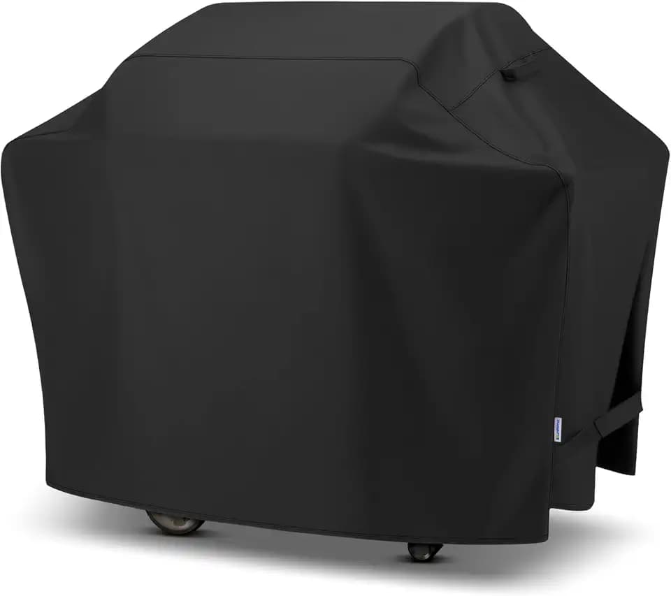 SunPatio 65 Inch Grill Cover for Outdoor Grill Heavy Duty Waterproof Fabric