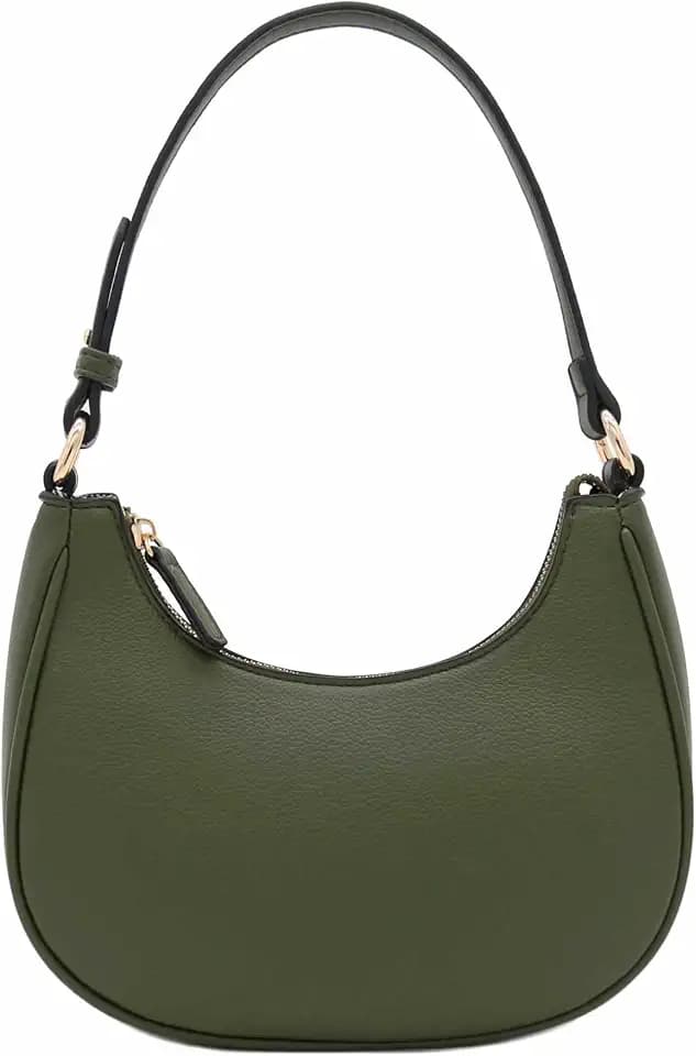 FashionPuzzle Small Crescent Shoulder Bag Underarm Purse