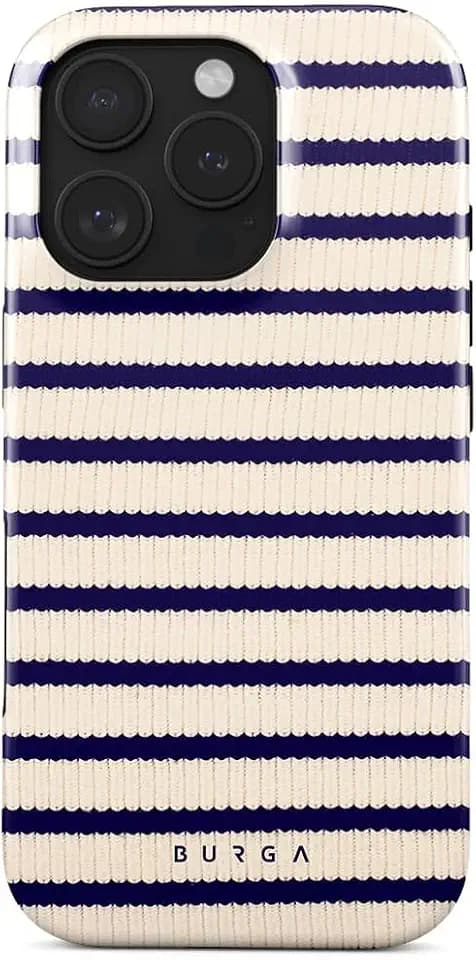 BURGA Unisex Phone Case for iPhone 16 Pro – Dual-Layer Hybrid Design with Shock-Absorbing Silicone & Durable Exterior, Scratch-Resistant Finish and Raised Bezel Edge for Screen Protection & Daily Use