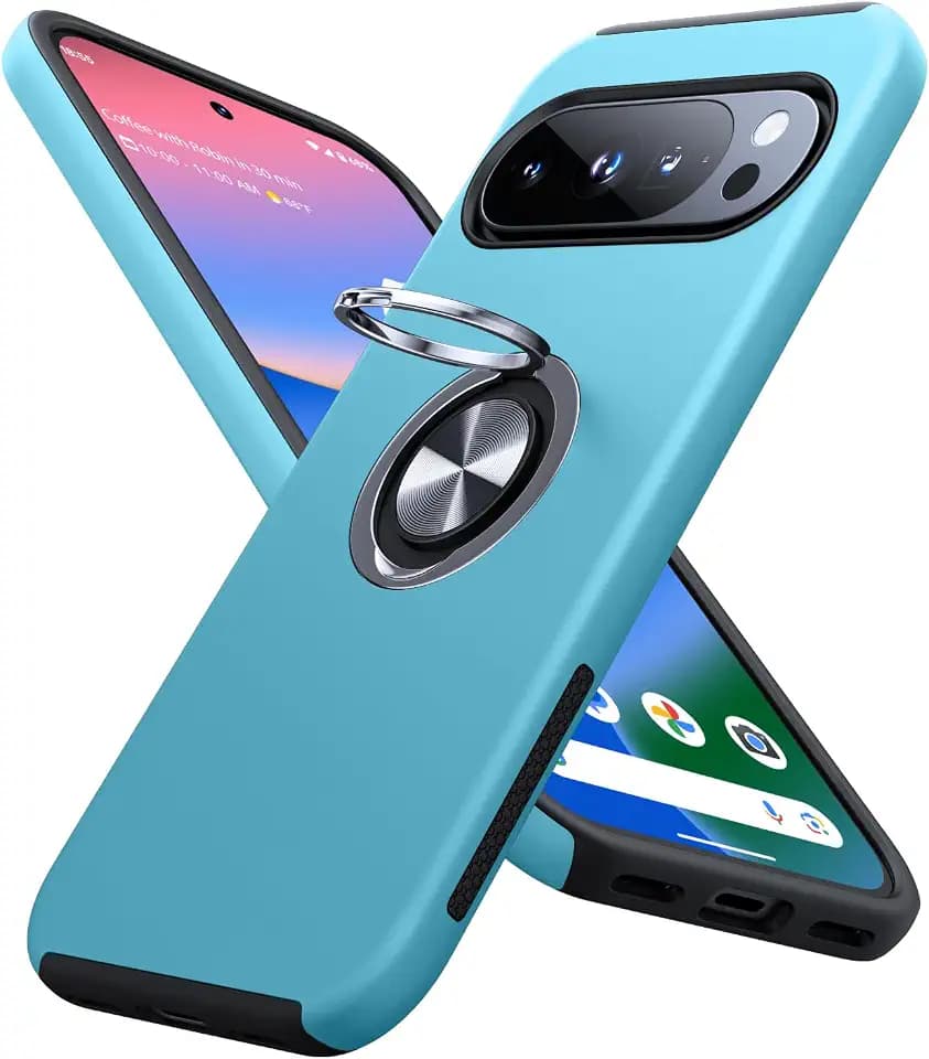 JAME for Google Pixel 10 Pro XL Case, Ring Stand Shockproof Slim Phone Case