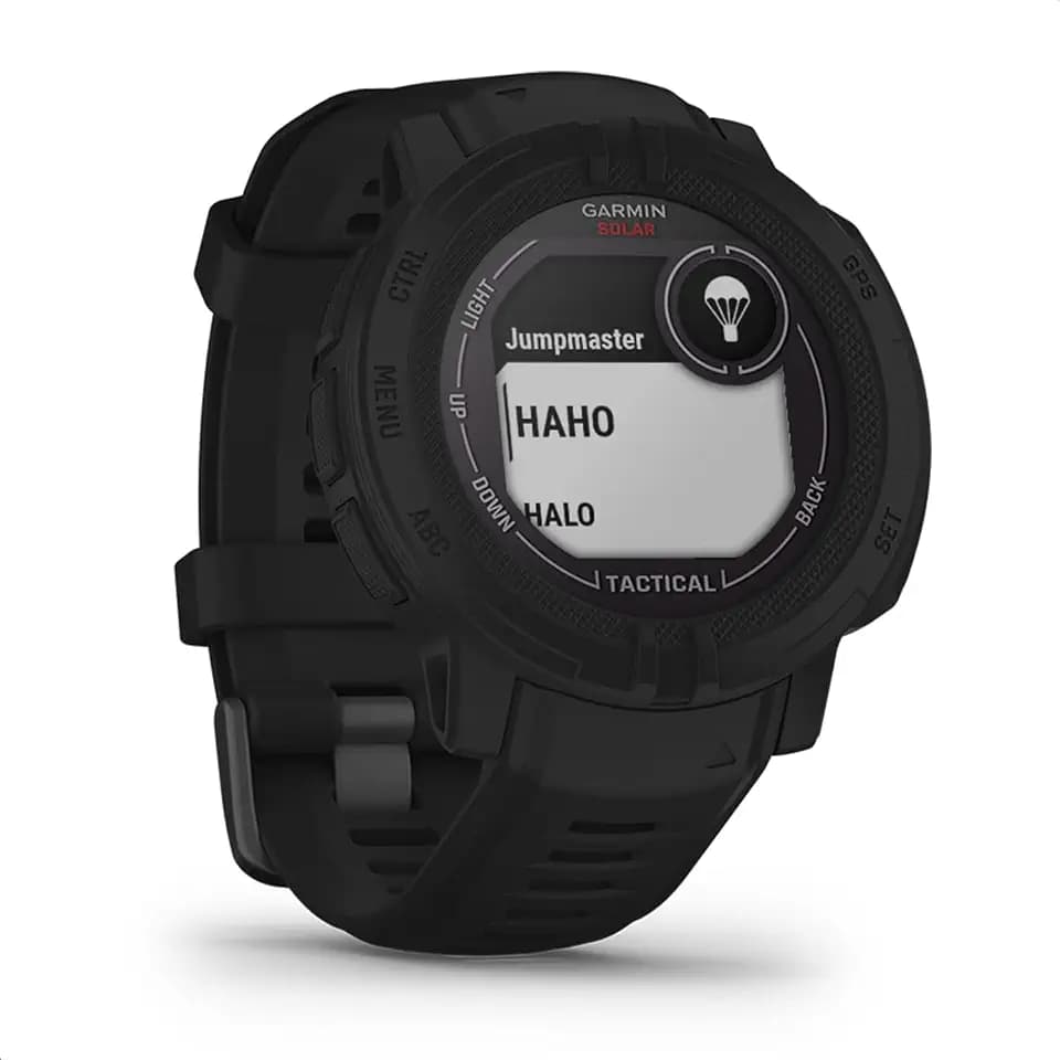 Garmin Instinct 2 Solar Tactical, 45 mm, Multisport-Smartwatch, Schwarz