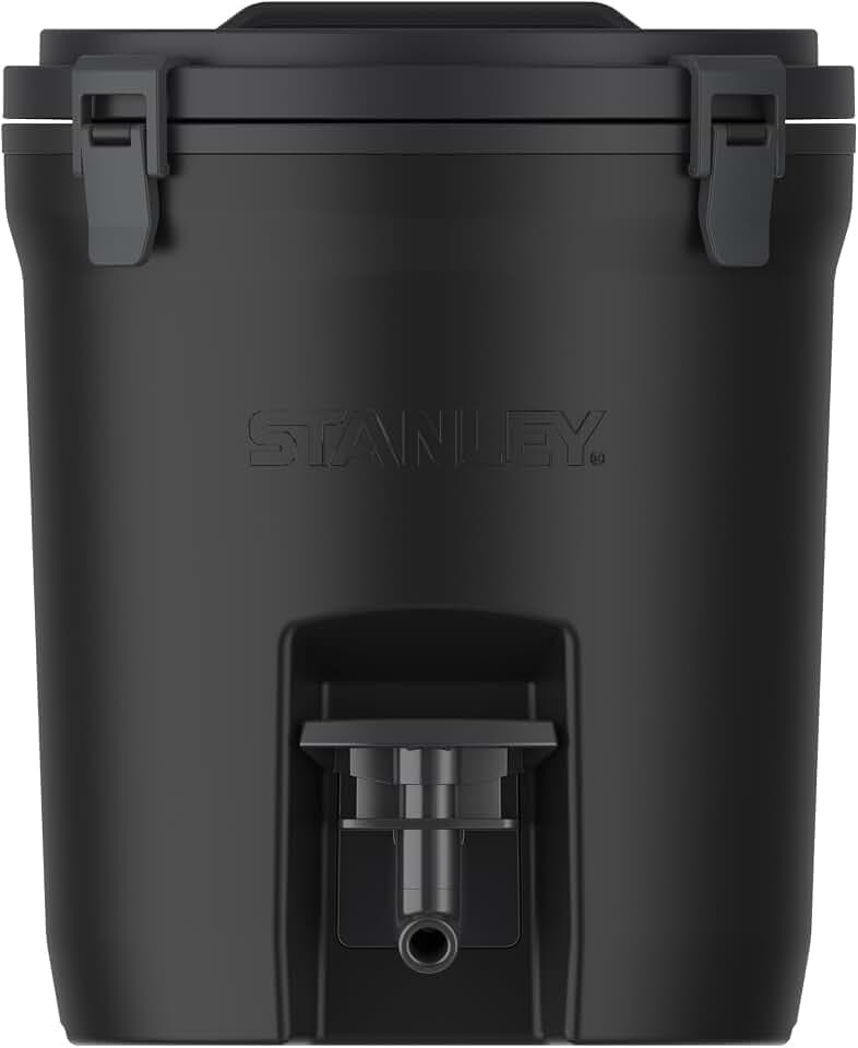 STANLEY 1913 Adventure Fast-Flow Water Jug 7.5L - Black 2.0-13 Stunden Kalt - 2 Tage eisgekühlt - BPA-frei