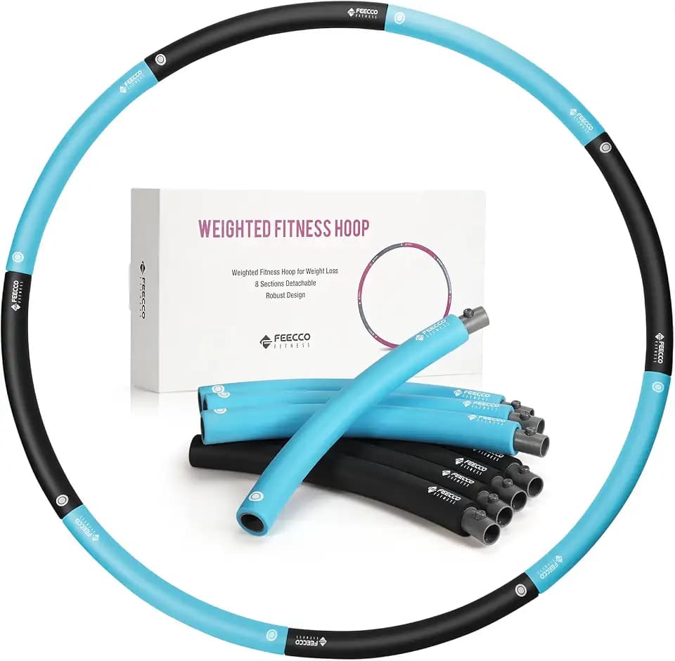 FEECCO Fitness Hoop Reifen Erwachsene - Zum Abnehmen