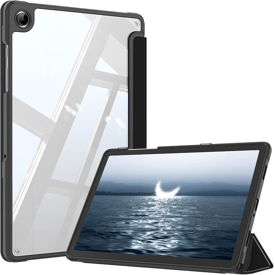 Fintie Clear Case for Samsung Galaxy Tab A11+/A9+ 11'', Black