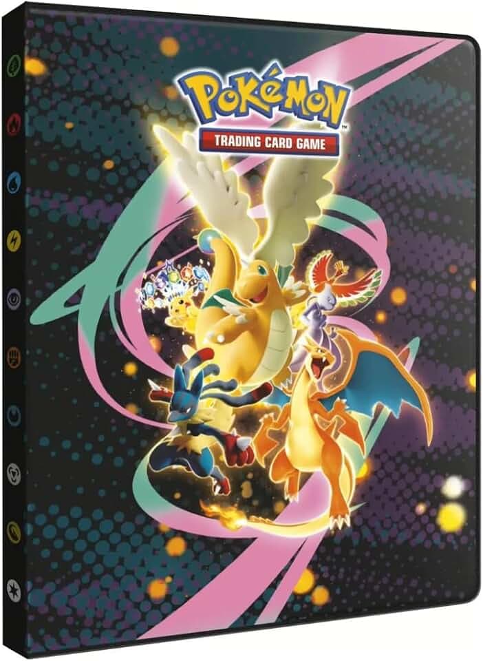 Pokémon Ascended Heroes – Erhabene Helden 9-Pocket Portfolio Sammelordner ME02.5 für Sammelkarten, Kartenmappe mit Schutzhüllen +Heartglobal Versandschutz