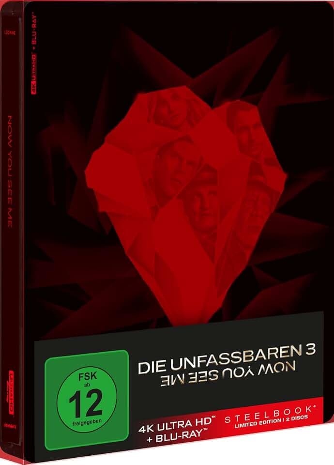 Die Unfassbaren 3 - Now you see me - Lim. Steelbook (4K Ultra HD)