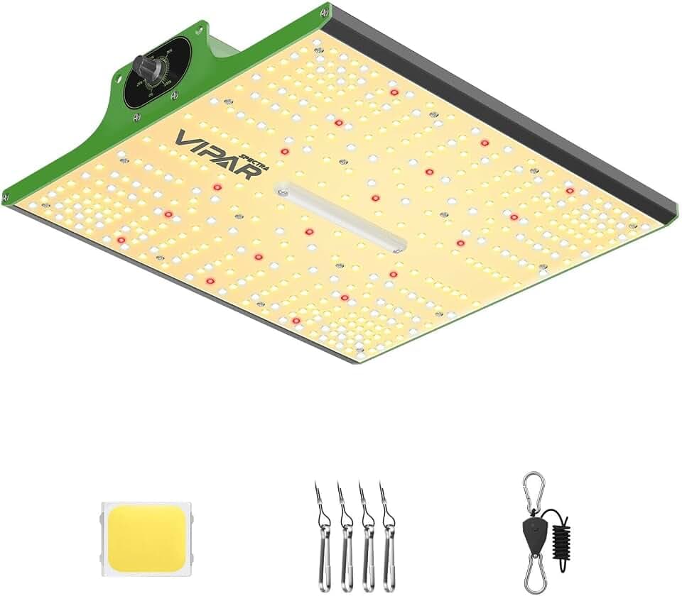 VIPARSPECTRA P600 LED Grow Lampe, Pflanzenlampe Led Dimmbares Vollspektrum
