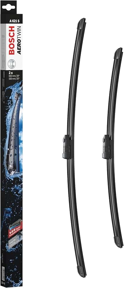 BOSCH 3397014621 AeroTwin Wiper Blades - Set of 2 (26" & 20") Top Lock 16mm